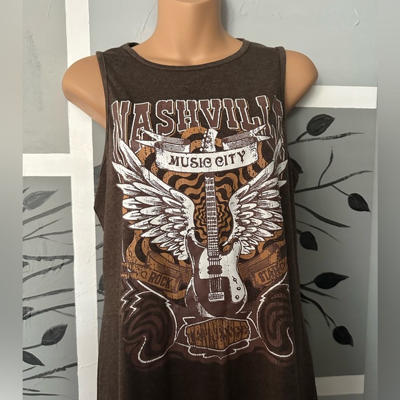 NEW Women’s Nashville Music City Retro Western Graphic Bodycon Mini Dress - Picture 5 of 6